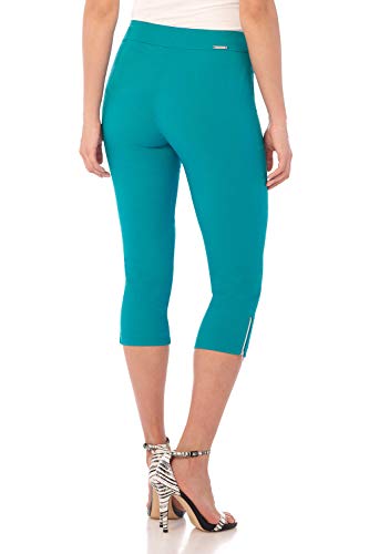 Rekucci Women's Ease into Comfort Slimming Seamed Capri w/Zipper Detail3