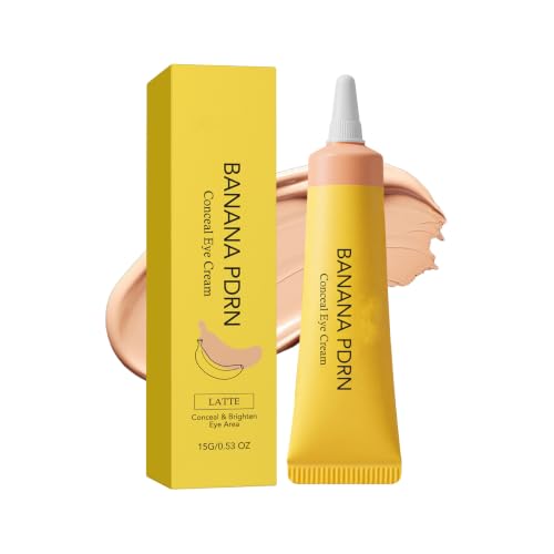 Crema Correctora Banana PDRN – Corrector de Ojeras Híbrido Multiusos K-Beauty con Ácido Hialurónico – 15g