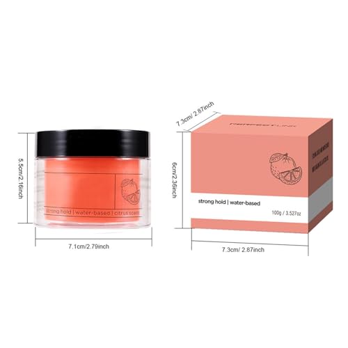Pomada para peinar fijación firme 100g sabor cítrico miniatura 4