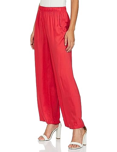Image of Fancy Star Women Super-Combed Cotton and Rayon Solid Full Length Regular Palazzo