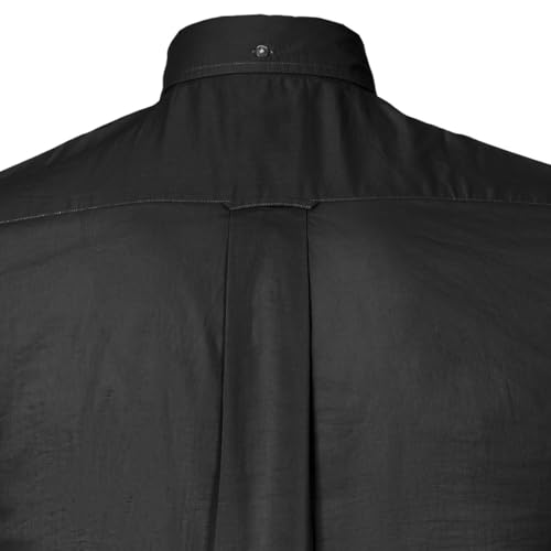 GANT Chemise Reg Poplin pour Homme, Noir, M