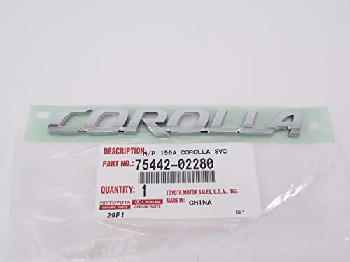 Image of TOYOTA 75442-02280 Luggage Compartment Door Name Plate