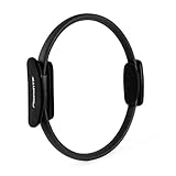 MSPORTS Pilates, Anillo de Resistencia Pilates Ring Premium I - Anillo de Yoga, Pilates de Doble Agarre 38 cm de círculo de Ejercicio, Yoga