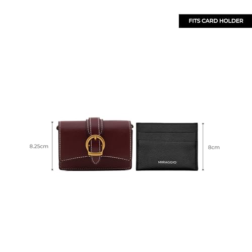 Image of Miraggio Dee Sling Wallet for Women with Chain | Stylish Wallets