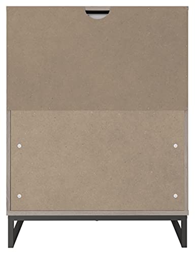 Signature Design by Ashley Neilsville Industrial 4 Drawer Chest of Drawers, Whitewash - Image 10