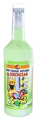 1 Botella Extra Grande 33 ESENCIAS 33 ESENCIAS Baño 32 OZ. - Magia Espiritual Pagana Wicca