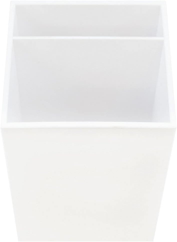 JAM Plus Modern Stapler and Plastic Pen Holder White