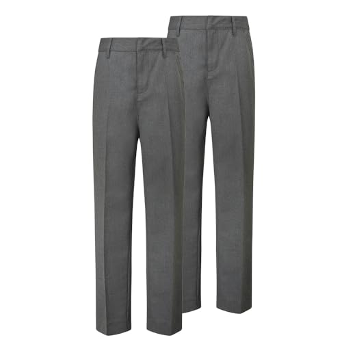 Pantalones escolares de pierna delgada resistentes al desgaste del patio para niños activos