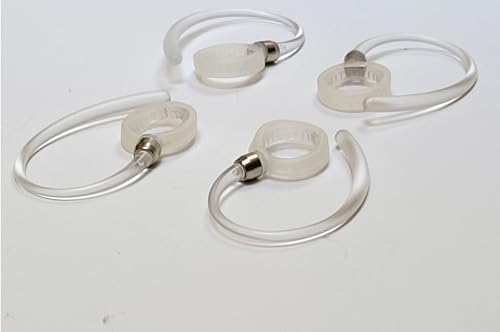 4 ganchos para oreja blancos tamaño estándar para Motorola miniatura 2