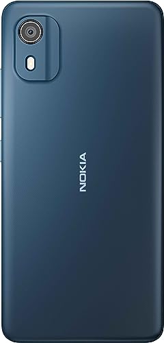 Nokia C02 5.45" Dual SIM Smartphone, Android 12 (Go edition) - 5MP Rear / 2MP Front Camera, Portrait Mode, 2GB RAM/32GB ROM, Tough build quality with IP52 Rating, 3000mAh battery - Cyan
