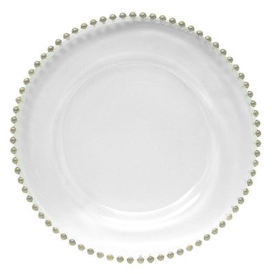 Plato base turco con cuentas de vidrio 13 pulg set 4 miniatura 1