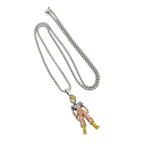 Image of LHJHZDJC necklace for men New, trendy, personalized pendants for men and women, featuring unique designs, high-end feel, and cartoon-inspired necklaces. for women Everyday Casual Gift Trend
