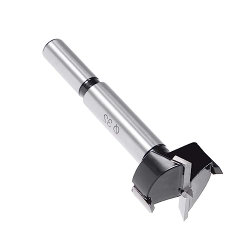 MACHSWON Forstner Drill Bits Tungsten Carbide Wood Hole Saw Opener Drill Bit 32mm Woodworking Hinge Hole Drilling Boring Bit Cutter