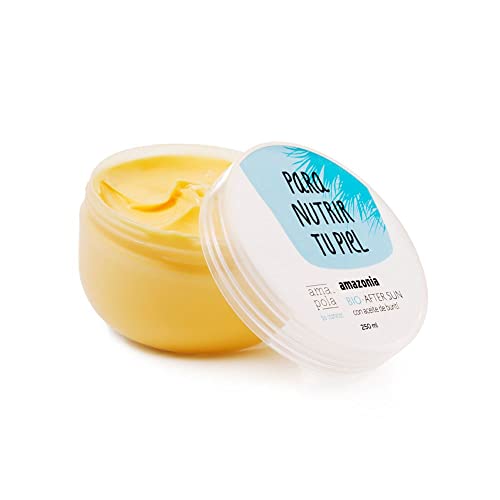 Amapola Biocosmetics After Sun - Para Nutrir tu Piel - 86% Ingredientes Ecológicos - con Aceite de Birutí - Vegano - [250 ml] Cover