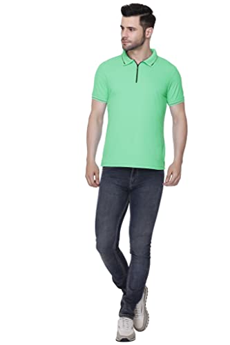 Image of Colors & Blends - Men's Activewear Zipper Polo
