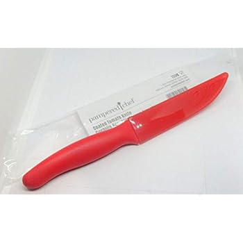 Amazon Com Pampered Chef New Model 1509 Tomato Color Coated Knife Everything Else
