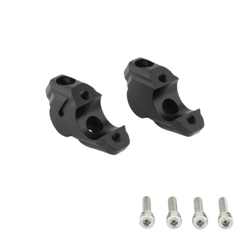 Adaptador de extensión abrazadera manillar de aluminio para moto 2