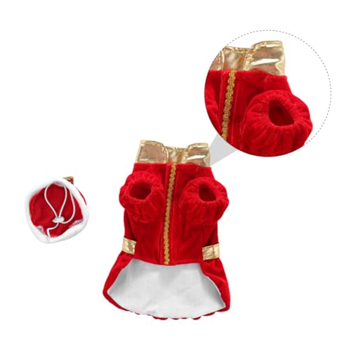 Disfraz Halloween para perro rojo talla M miniatura 7