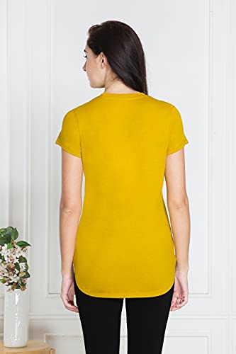 Image of Van Heusen Women's Cotton Regular Fit T-Shirt