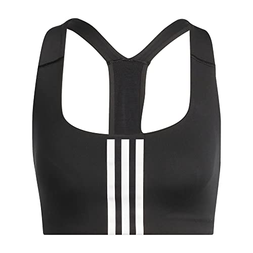 adidas Women's Training Medium Support Better 3-Stripes Bra