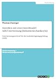  Anreißen mit einer Anreißnadel. AdA-Unterweisung:(Industriemechaniker/in): Unterweisungsentwurf für die Ausbildereignungsprüfung (AdA)