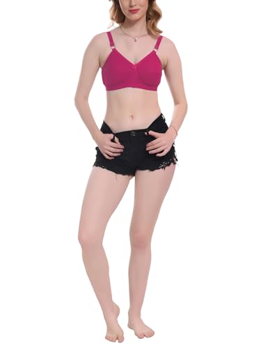 Image of Elina Women's 100% Cotton Regular Full Coverage T-Shirt Bra (Enora)