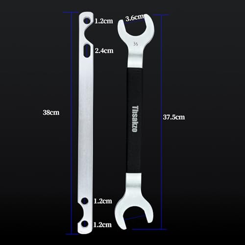Thsakzo LüFterkupplungsschlüSselsatz,32-36 Mm LüFterkupplungs-Entfernungssatz,LüFterkupplungsmutter SchraubenschlüSsel Kit,LüFterkupplungs-Ausbausatz