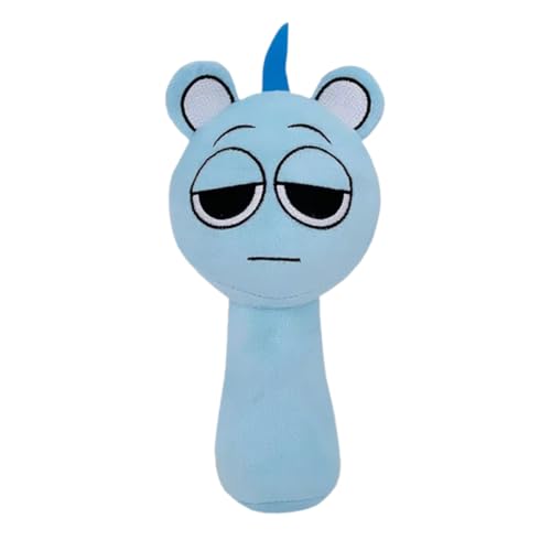 Image of Blue Shy Sprunki Plush Toys