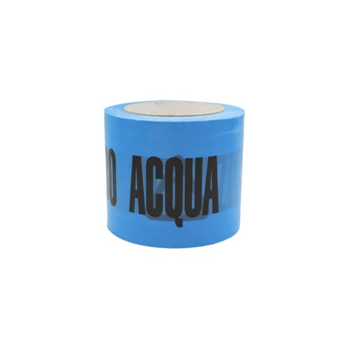 PIKAPPA 1573 Cinta de señalización Atención Tubo Agua de 200 m. Azul