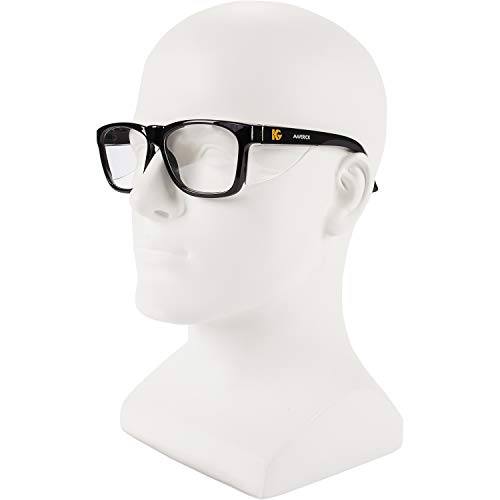 Kleenguard™ V30 Maverick Eye Protection (49309), With Kleenvision™ Anti-Fog Coating, Clear Lenses, Black Frame (Qty 1) #TOP3