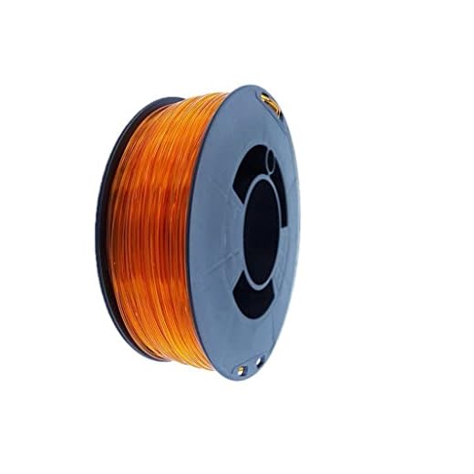 Winkle Filamento PETG Krystal Ambar | PETG 1.75mm | Filamento 3D | Impresora 3D | Color Krystal Ambar | Bobina 300gr