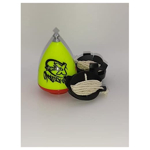 TROMPOS SPACE- Saturno XT Gerardo Montero y Javi De María Peonza, Color Amarillo, Mediano (SXAMCUER)