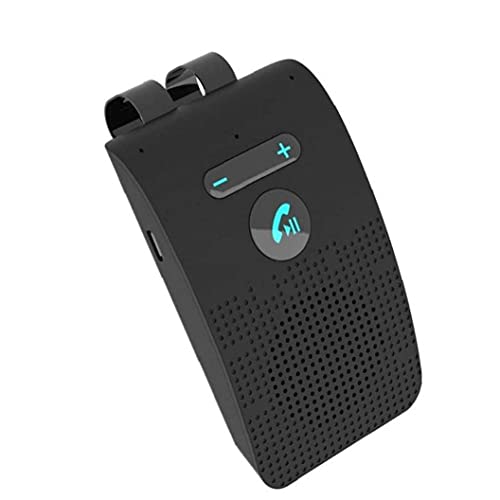 Iwinna Hands Free Bluetooth Car Kit Visor Wireless Speakerphone Multi Point Speaker V4.2 Broadcast Call ID