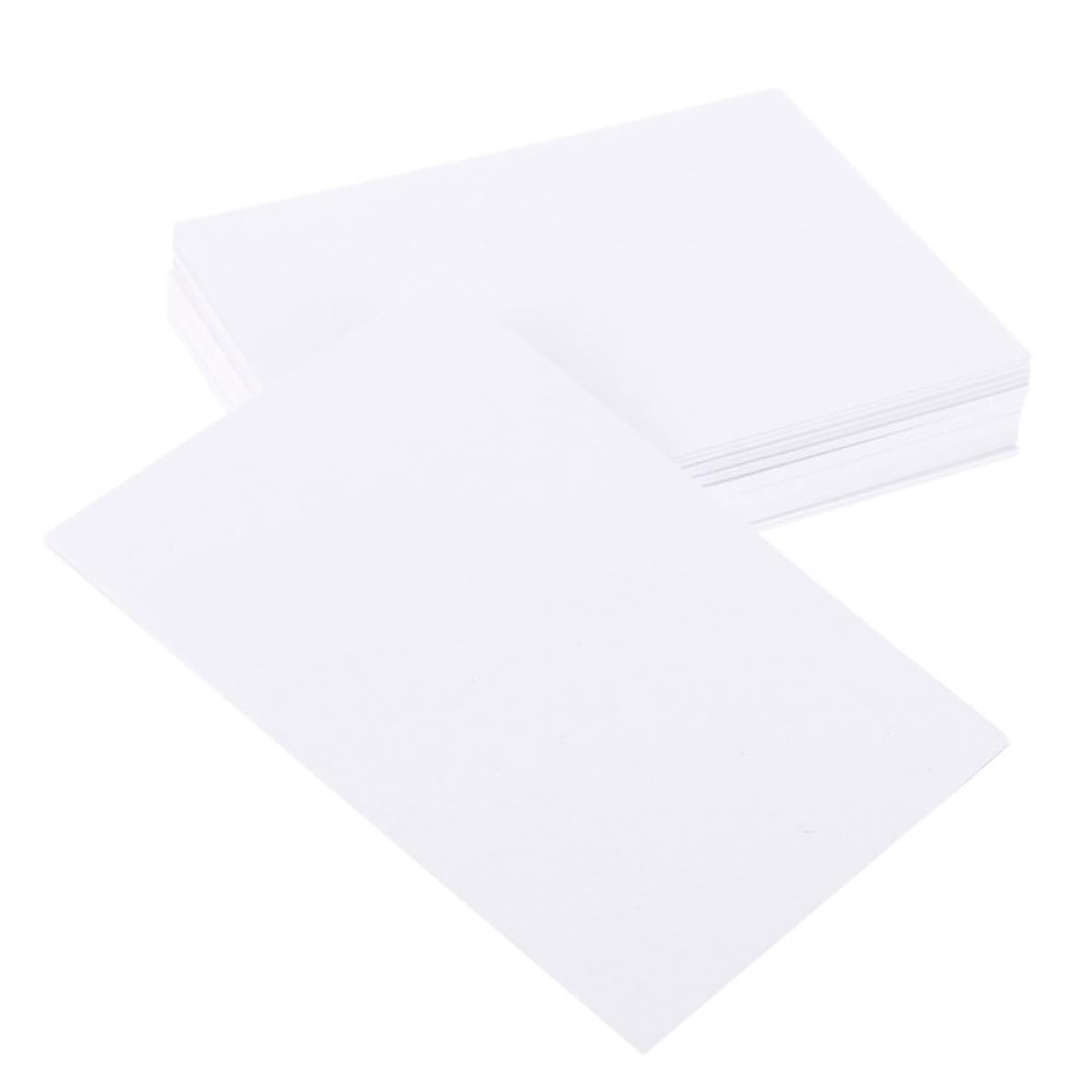 Aquarellpapier für Anfänger Schüler 100 Blatt Weiß Schulanfang Party | Papier für Malerei, Kompatibel mit Bleistift, Tinte, Kreide und Pastell, Robustes Papier, 100 Stück