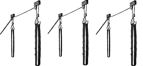 RAD Sportz 1003 Kayak & Canoe Lift Hoist Kayak for Garage/Canoe Hoists 125 lb Capacity (3)