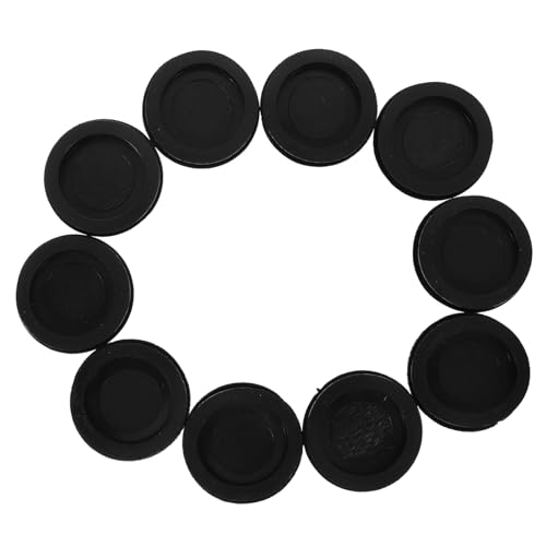 Holibanna 10pcs Round Plastic Plug for Piggy Bank Money Box Sealing Cover Prevent Debris