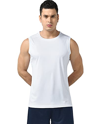 Sleeveless Shirts Classique Homme Maillot Sans Manche Coton Athlétique - 7