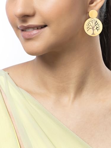 Image of Scintillare by Sukkhi Stylish Stainless Steel Butterfly Dangler Earring Jewellery for Women & Girls|Anti Tarnish Jewellery|Gifts for Wife Girlfriend Mother Sister