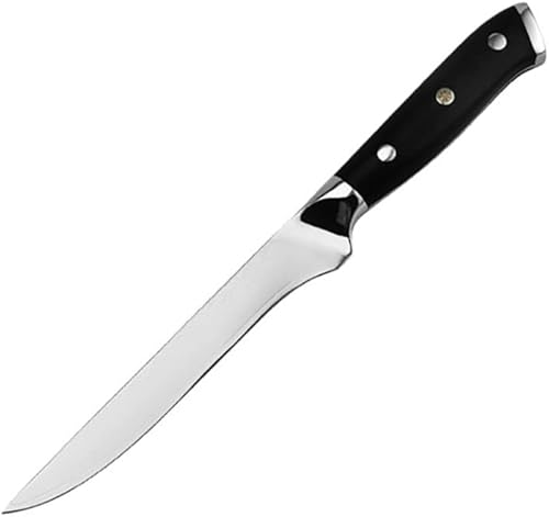 Cuchillo de corte de carne de chef profesional 6 en cuchillo de hueso de cocina afilado de 67 capas de acero de Damasco para cortar carne de res