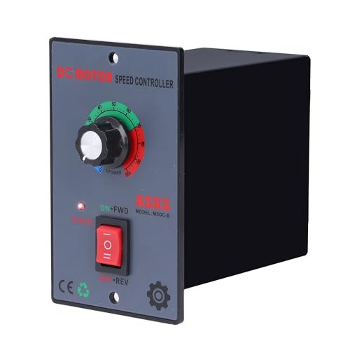URANT DC12V - 60V/20A Motor Speed Controller, with Forward and Reverse Switch,Suitable for DC Brushless Motors,Forward and Reverse Motor Speed Regulator,DC Motor Speed Controller
