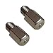 2 Pieces Flat Head Grease Fitting Metric M4 x 0.7 M4X0.7 Straight Brass