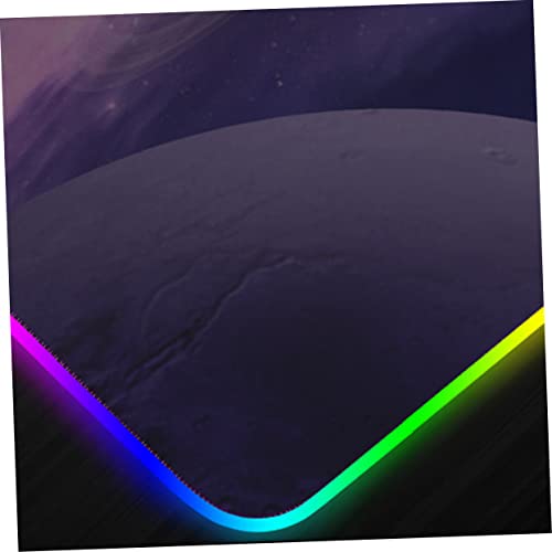 Tapis de souris de jeu à 14 LED VILLCASE avec surface de glisse fluide pour PC