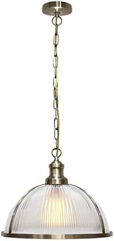 Antique Brass Vintage Pendant Light Industrial Retro Glass Ceiling Light Shade Factory Classic M0118