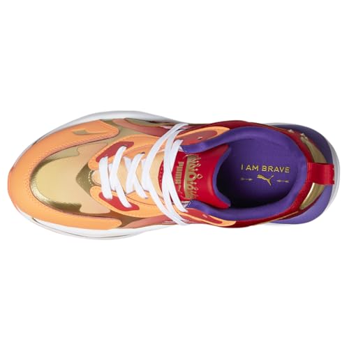 PUMA Womens Rs-Curve I Am Brave Lace Up Sneakers Shoes Casual - Orange4
