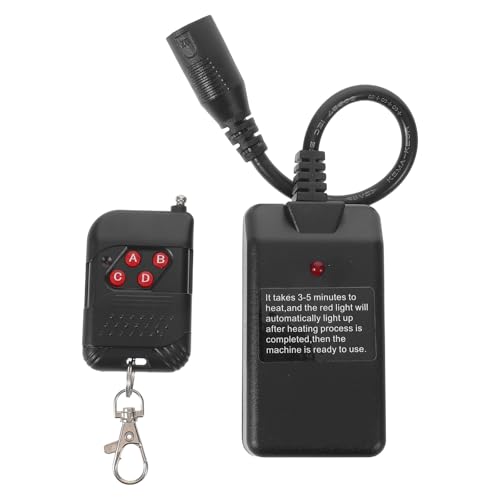 Mikinona 1 Set Control Remoto para Máquina de Humo: Señal Instantánea, Receptor 3 Pines para Máquina de Humo 400/500/900/1500W - Control Profesional miniatura 1