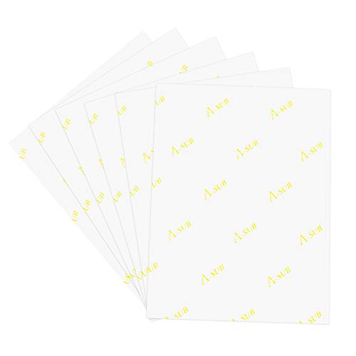 A-SUB Sublimation Paper 110 Sheets 8.5 x 11 Inches Compatible with Inkjet Printer 120gsm (Plain Packaging)