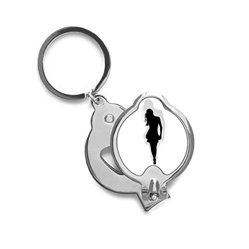 Coupe-ongles Belle femme stand : accessoire de manucure en acier portable