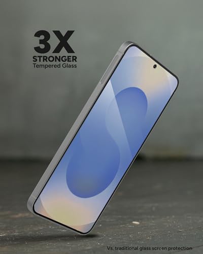 Image of ZAGG Glass+ Samsung Galaxy S25+ / S24+ Screen Protector - Extreme Impact & Shatter Protection, Scratch-Resistant, Smudge-Resistant, Fingerprint Scanner Compatible, InvisibleShield, Easy Installation