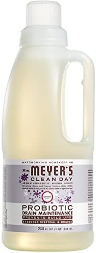 Mrs. Meyer’s Probiotic Drain Maintenance Liquid, Lavender, Freshens Disposals and Drains, 32 Fl Oz Mrs. Meyer’s Probiotic Drain Maintenance Liquid, Lavender, Freshens Disposals and Drains, 32 Fl Oz