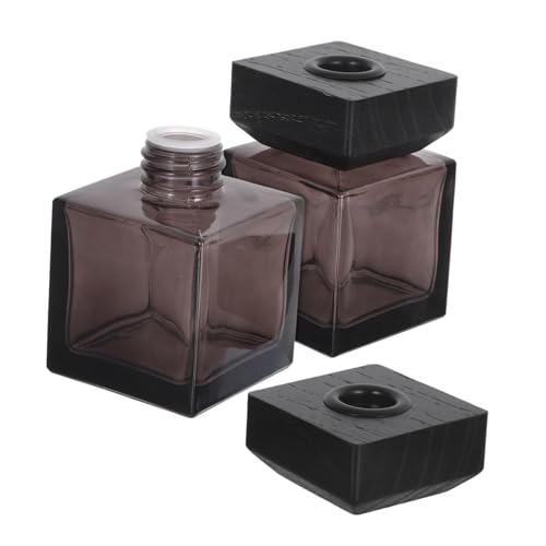 Flacons diffuseurs verre Cabilock 2 pièces carrées - 2